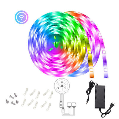 32.8ft RGB شريط إضاءة LED ذكي Music Sync Color Changing LED Strip ضوءs 7.2W / M