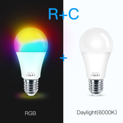 لا يوجد محور مطلوب 5 جيجاهرتز مصباح ذكي LED RGBW متغير اللون متوافق مع Alexa و Google Home