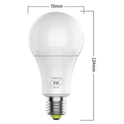 E26 ذكي Wifi LED Bulb 5w 10w 15w التحكم عن بعد RGB Memory وظيفة صوت تنشيط LED أضواء