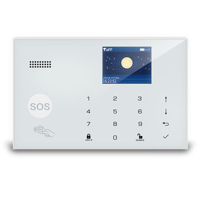 4G / 3G GSM إنذار المنزل الذكي عدة الأمن مع شاشة LED باب الاستشعار SMS / استدعاء الطلب التلقائي