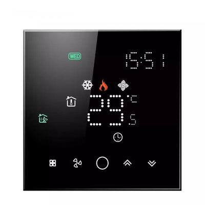ذكي Room Wifi Thermostat مع جهاز استشعار عن بعد بشاشة لمس تعمل باللمس Alexa و Google Assist