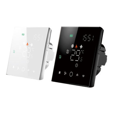 ذكي Room Wifi Thermostat مع جهاز استشعار عن بعد بشاشة لمس تعمل باللمس Alexa و Google Assist