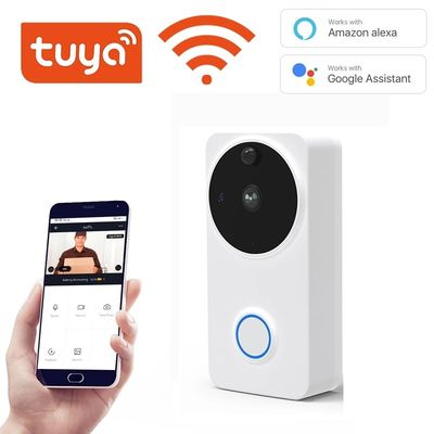الوقت الحقيقي للرؤية الليلية Tuya ذكي Life Video Doorbell OLED HD WiFi Security Camera