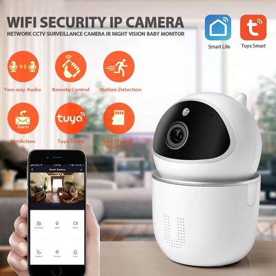 H.265 Tuya ذكي Mini Wifi Ip Camera APP التحكم في أمن الوطن كاميرا IP داخلية
